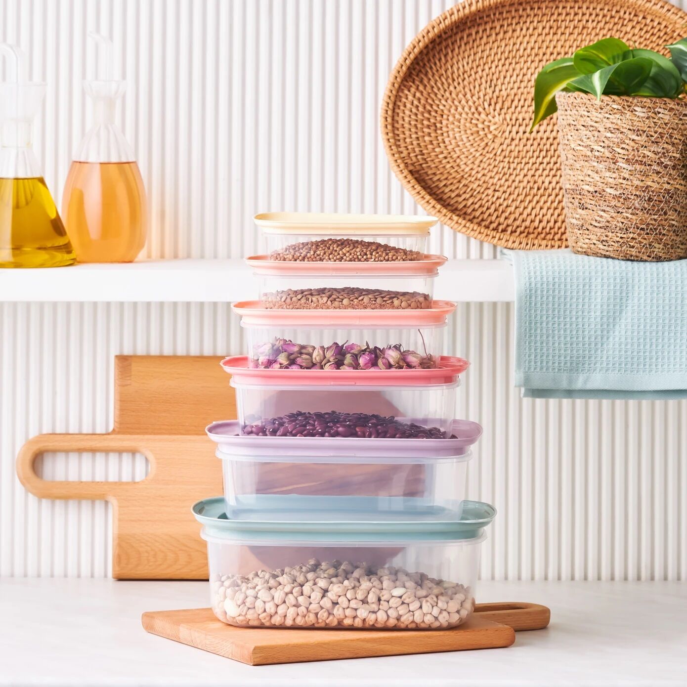 6'lı Saklama Kabı - Yer Kaplamaz - Lisinya