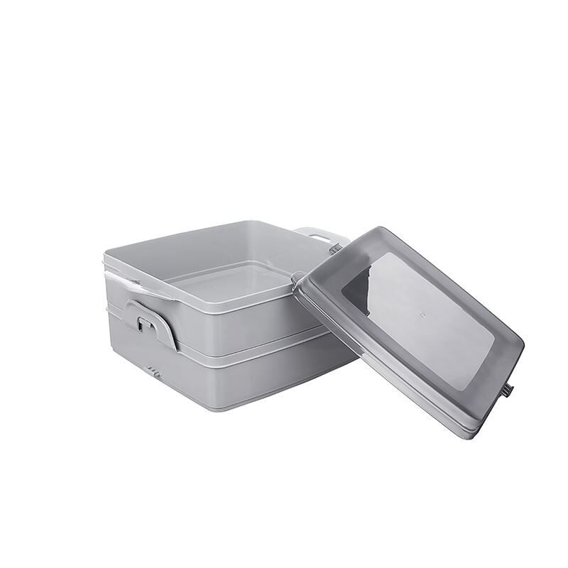 2 Katlı Kapaklı Saklama Kabı- Beslenme Kabı- Sefer Tası Diyet Kabı - Lisinya