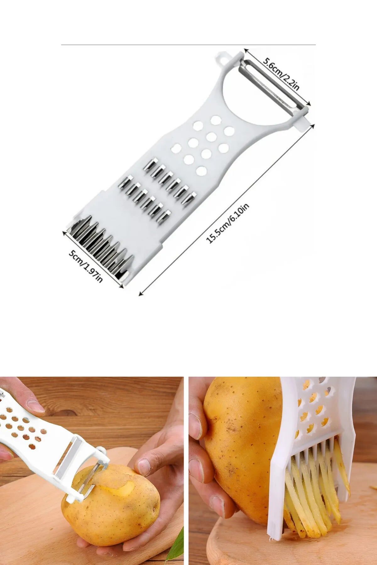 Rende Soyacak 5 Fonksiyonlu Sebze Meyve Soyucu Patates Havuç Salatalık Zencefil Doğrayıcı - Lisinya Rende Soyacak 5 Fonksiyonlu Sebze Meyve Soyucu Patates Havuç Salatalık Zencefil Doğrayıcı - Lisinya