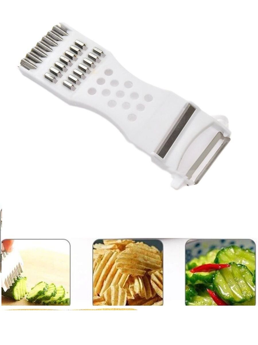 Rende Soyacak 5 Fonksiyonlu Sebze Meyve Soyucu Patates Havuç Salatalık Zencefil Doğrayıcı - Lisinya