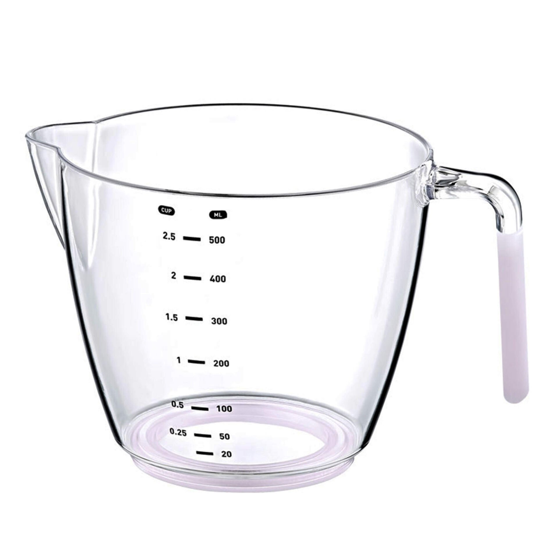 Ölçü ve Hamur Kabı 500 ML - Silikon Sap - Lisinya