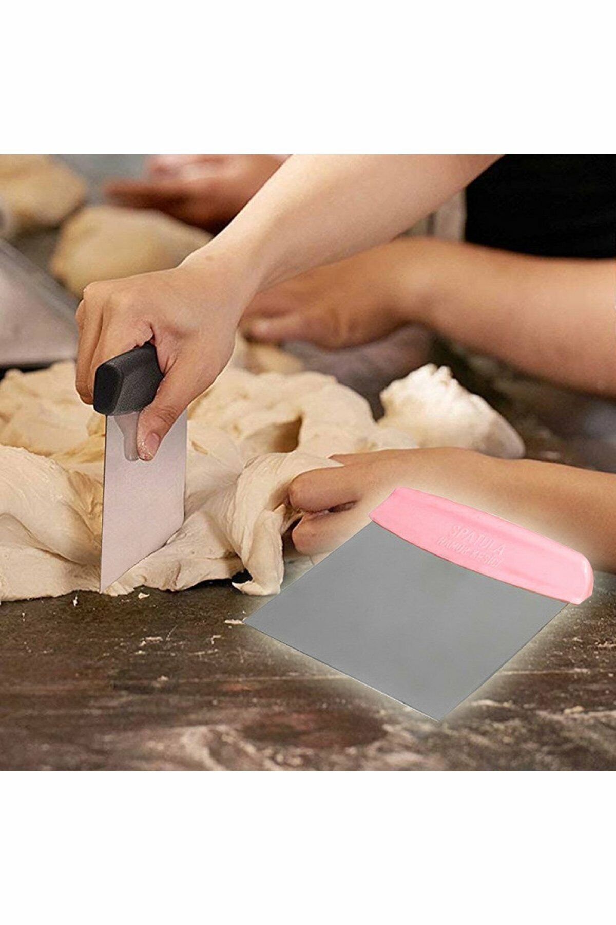 Metal Hamur Kesici Spatula - Lisinya