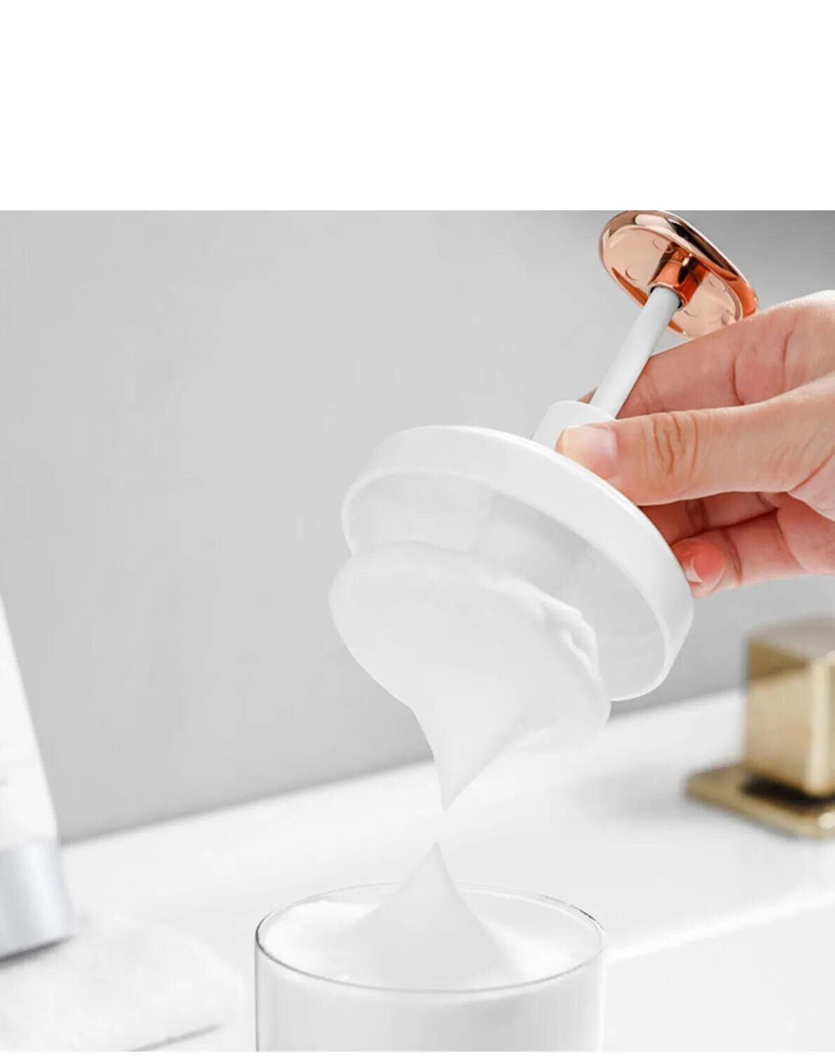 Taşınabilir Krem Köpük Makinesi - Cilt Bakım Yüz Temizleme Yıkama Makinesi - Lisinya