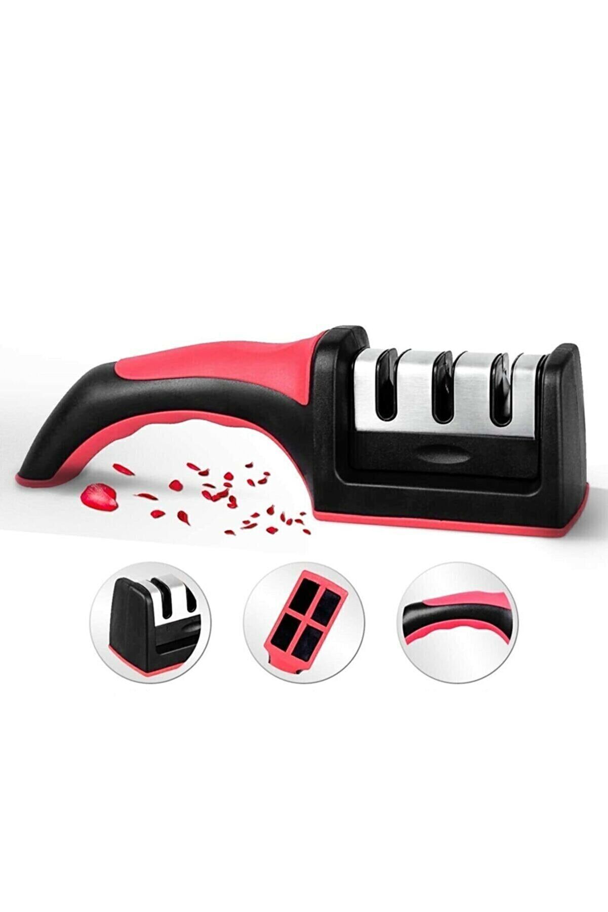 3 Aşamalı Bıçak Makas Bileyici Keskinleştirme Aleti - Lisinya