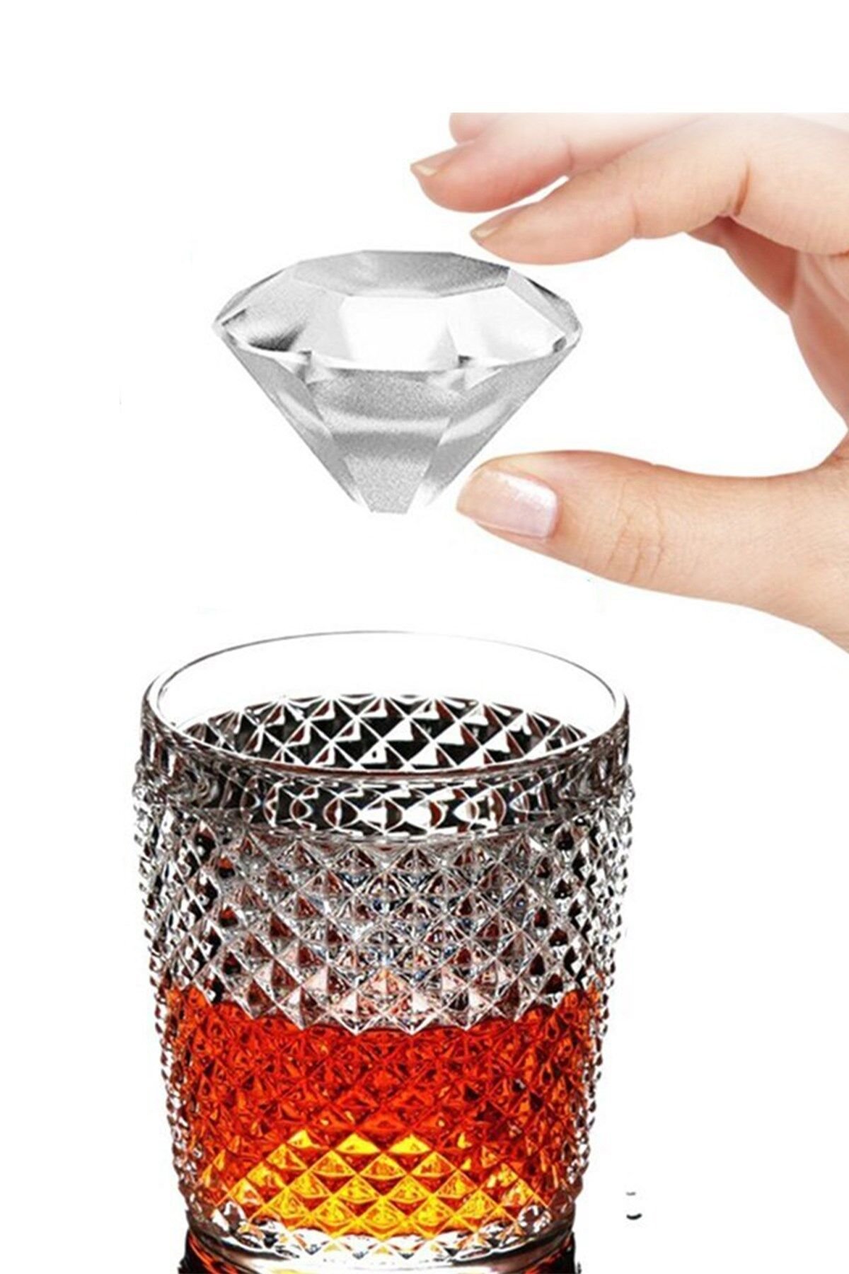 Diamond Elmas Şeklinde Buz Kalıbı 18 Bölmeli - Lisinya