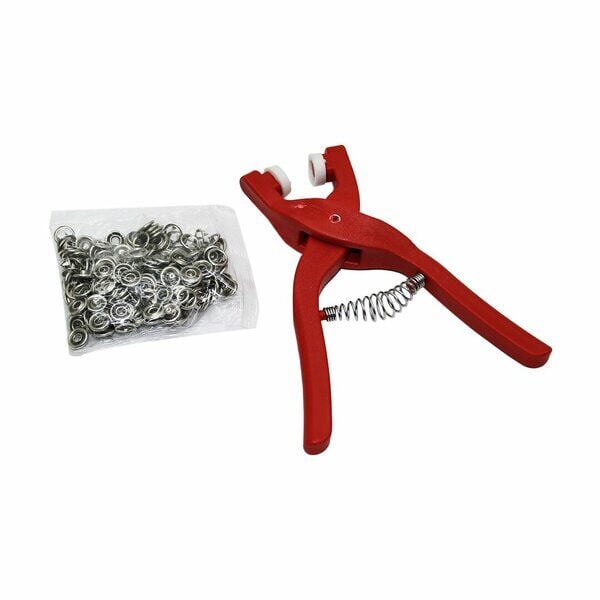 Yuvarlak Halkalı Kuş Gözü Pensesi 9.5 Mm - Bebek Elbise Çıtçıt Montaj Seti - Lisinya