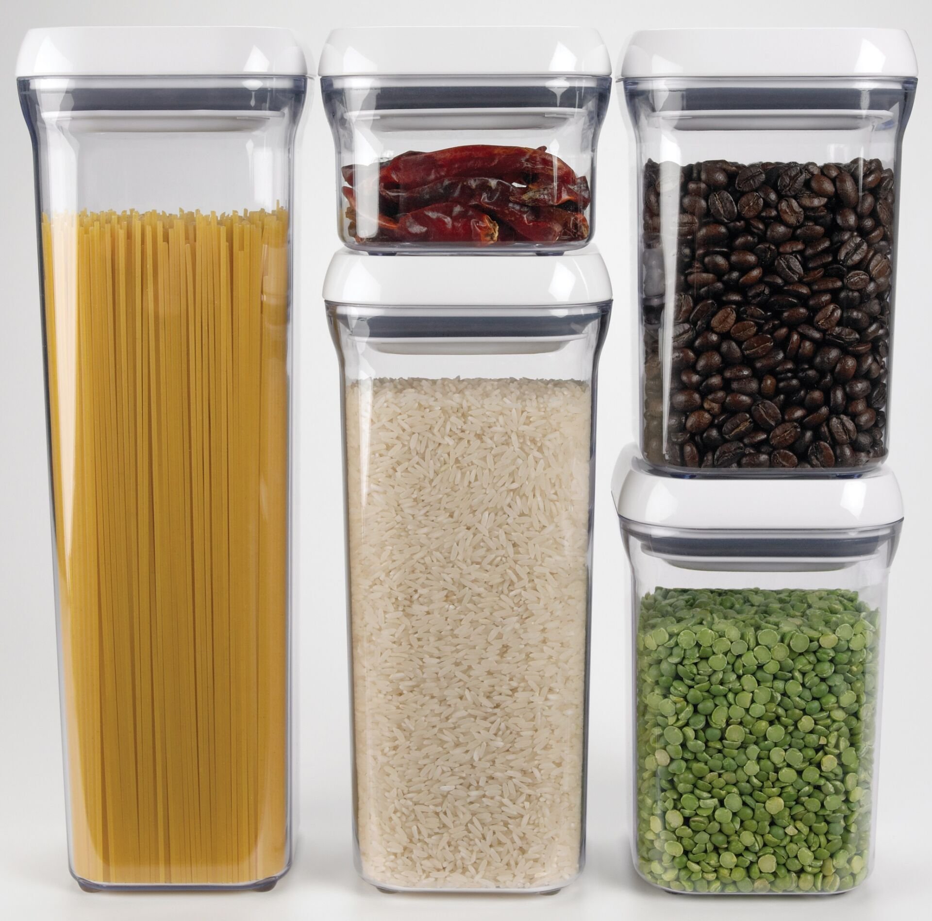 Vakumlu Kare Saklama Kabı - 1 litre - Lisinya