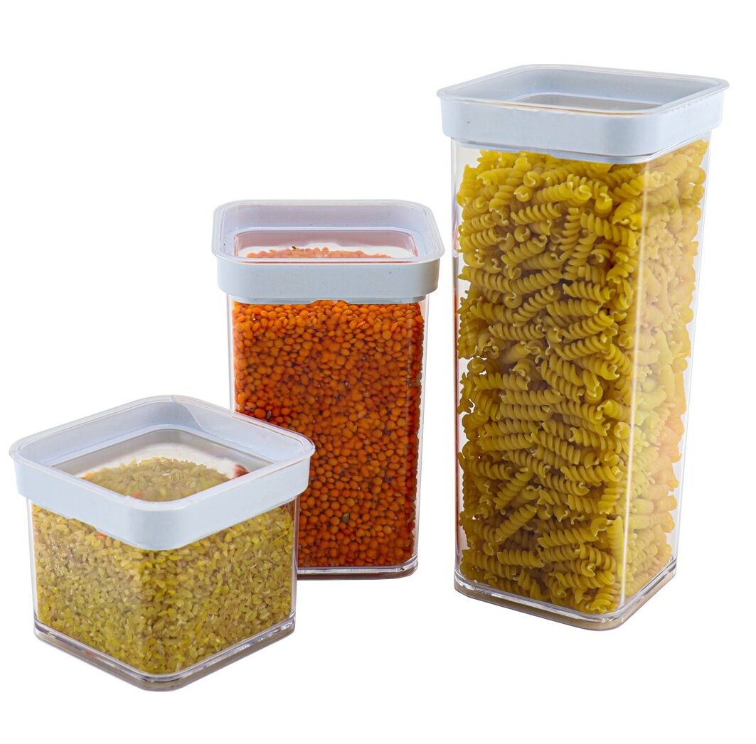 Vakumlu Kare Saklama Kabı - 0,50 Litre - Lisinya