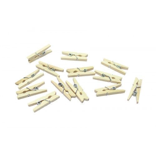 Mandal Mini Ahşap Mandal (100 Adet) - Lisinya