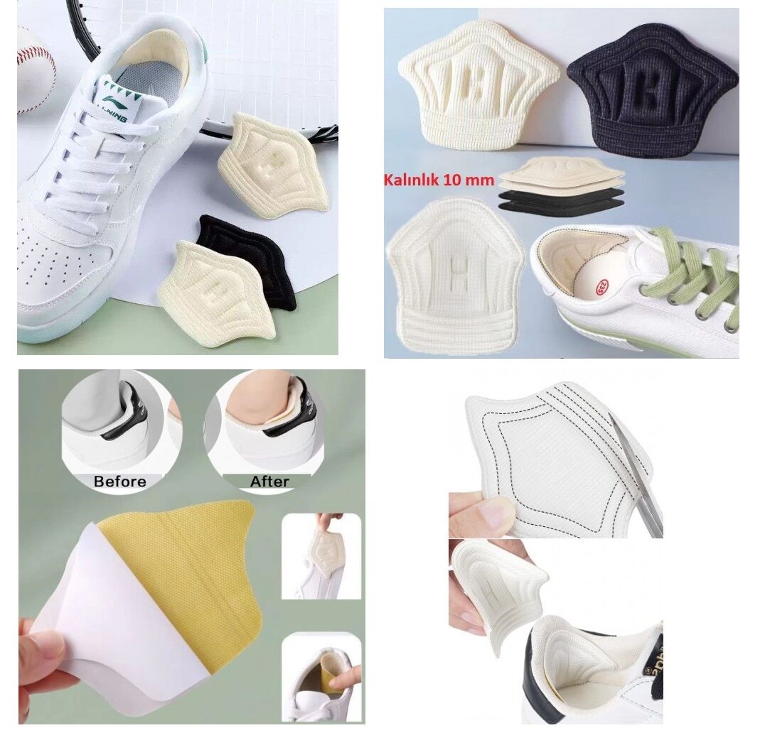 Topuk Daraltma ve Vurma Önleyici 10 mm Ayakkabı Pedleri - Lisinya Topuk Daraltma ve Vurma Önleyici 10 mm Ayakkabı Pedleri - Lisinya