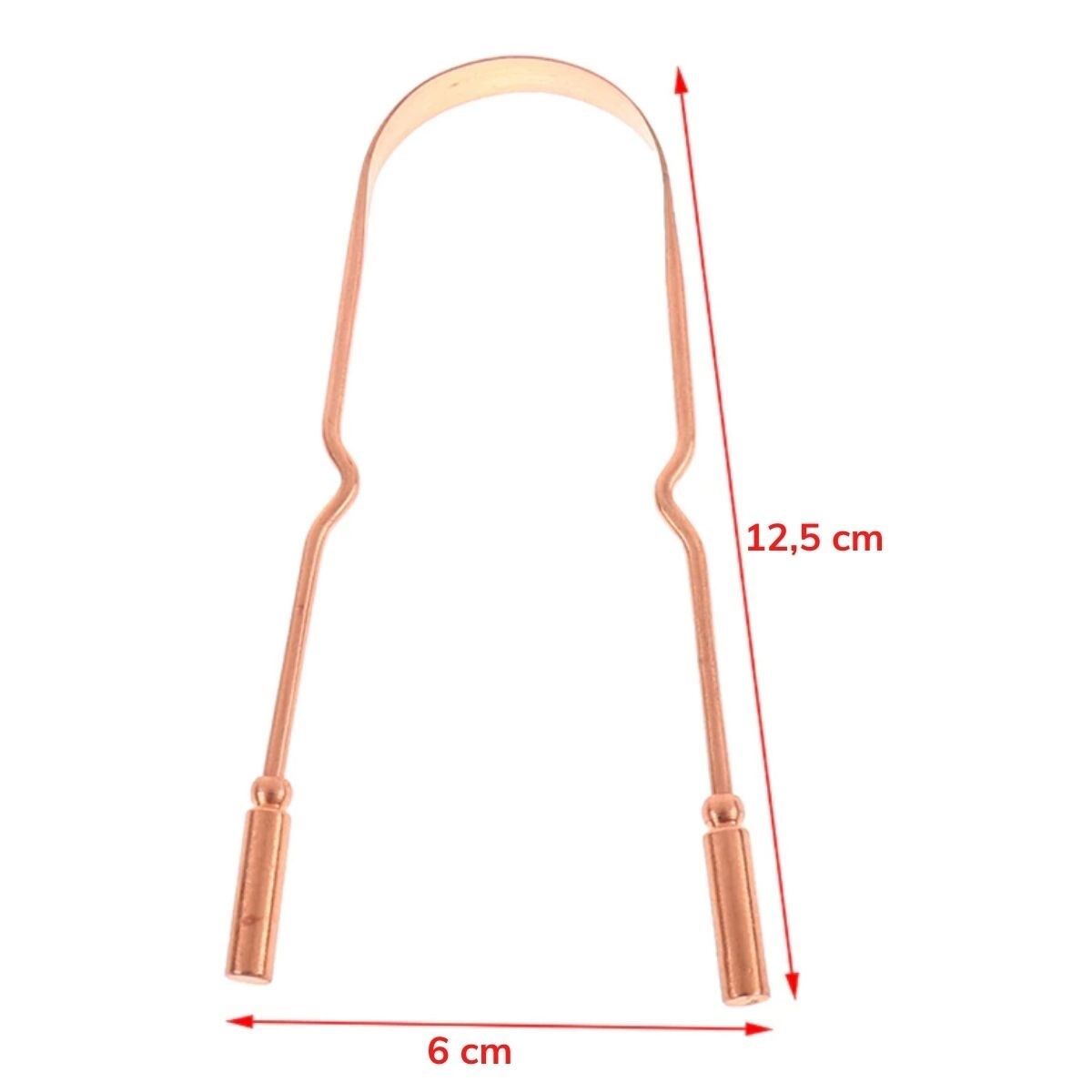 Dil Plağı Temizleme Aparatı - Dil Bakır Oil Pulling - Lisinya