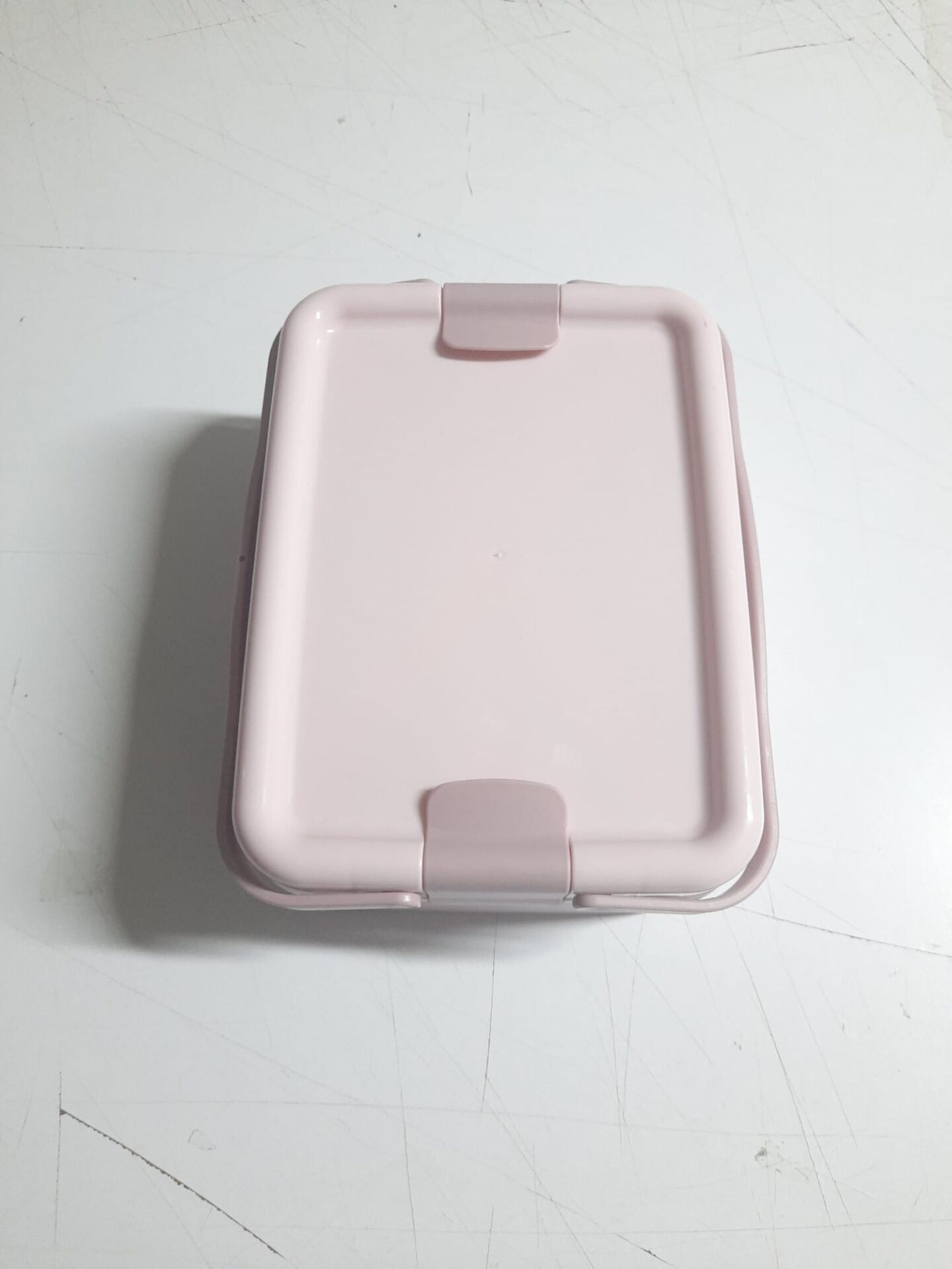 Kulplu Beslenme Kabı  2 Bölmeli Mandallı Diyet Kabı -Çatal Kaşık Dahildir - Lisinya