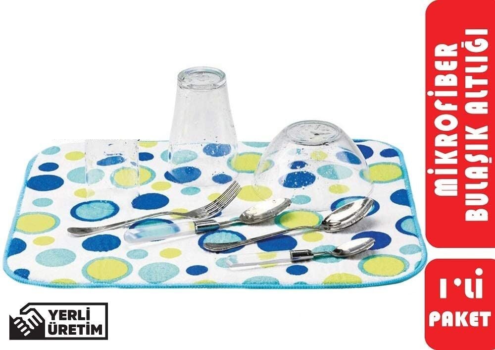 Mikrofiber Bulaşık Altlığı - Lisinya