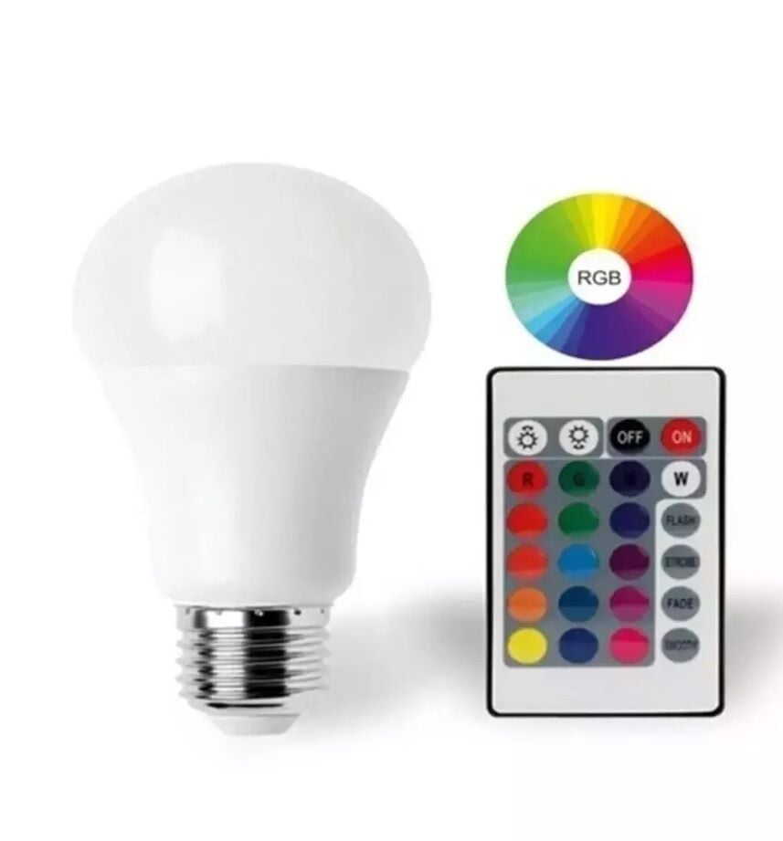 9W E27 RGB ve Beyaz Işık Kumandalı Ampul - Lisinya