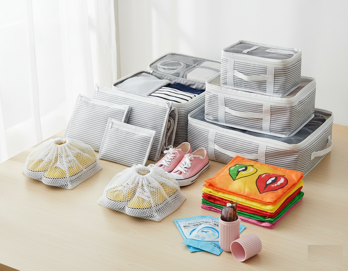 Seyahat ve Tatil Organizasyon Seti – Her Yolculukta Düzen Sizle! - Lisinya