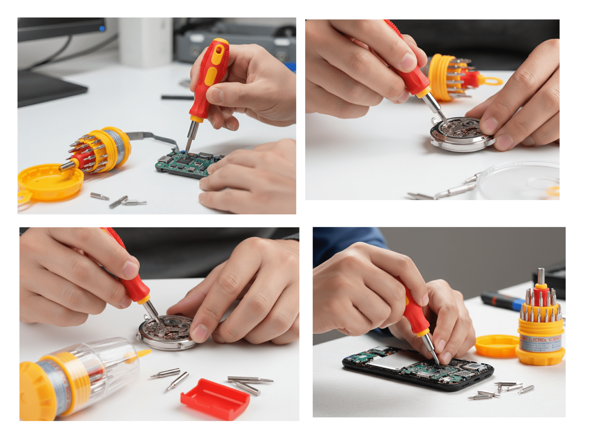 31 Parça Saatçi ve Telefoncu Onarım Tornavida Seti Hassas Tornavida Seti - Lisinya