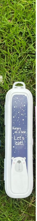 Beyaz Multi Renkli Kapaklı Kalemlik Kutusu -Çanta İçi Saklama - Diş Fırçası - Makyaj Fırçası Kutu - Lisinya