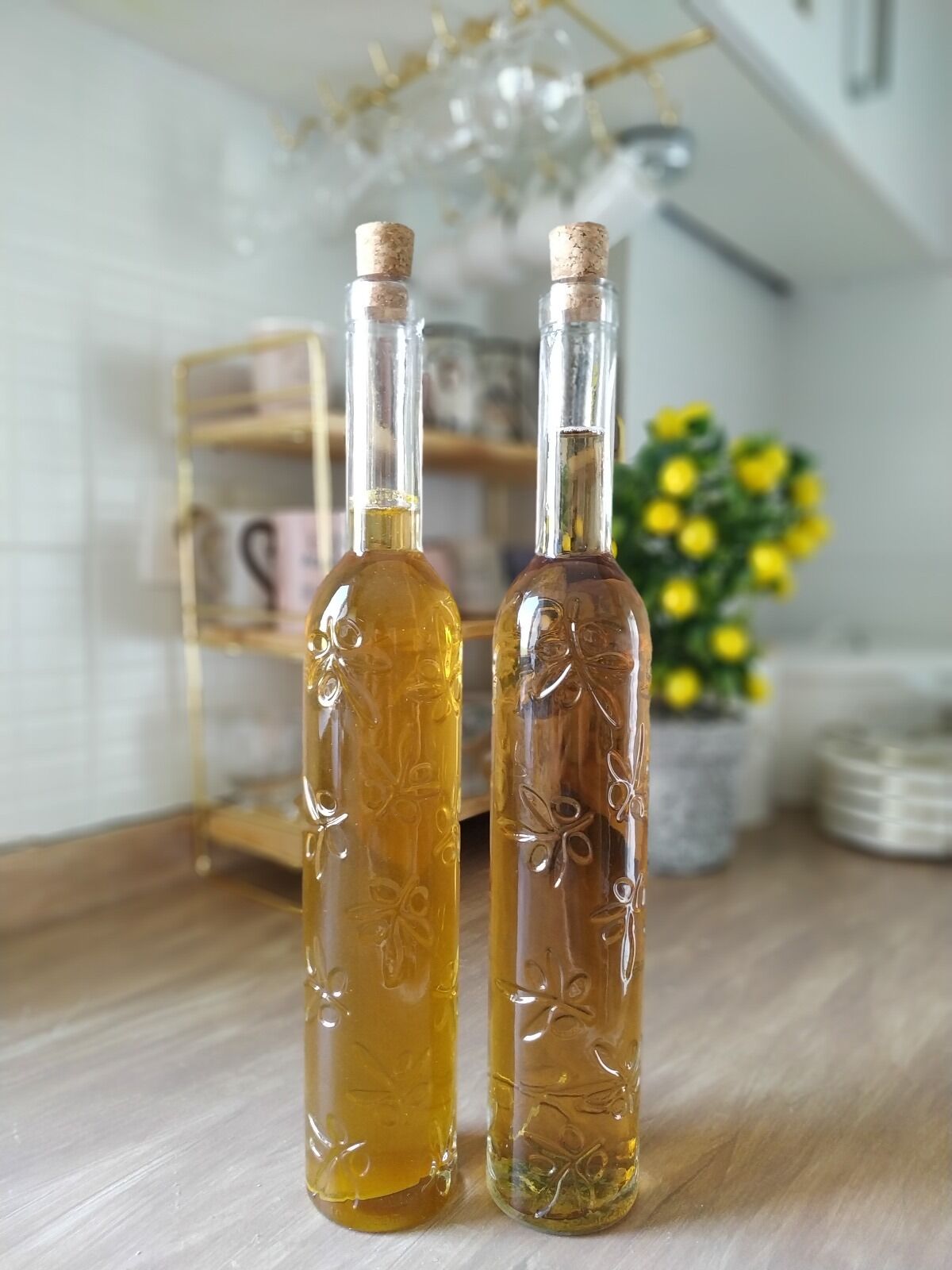 Toskana Yağdanlık - Sirkelik Şişe 2li Set - Lisinya