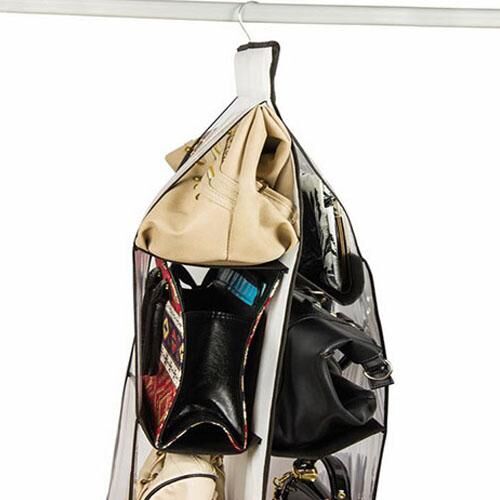 10 Bölmeli Dolap İçi Şeffaf Çanta Organizeri - Lisinya