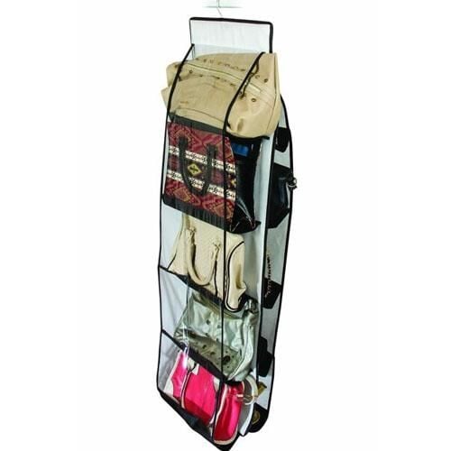 10 Bölmeli Dolap İçi Şeffaf Çanta Organizeri - Lisinya