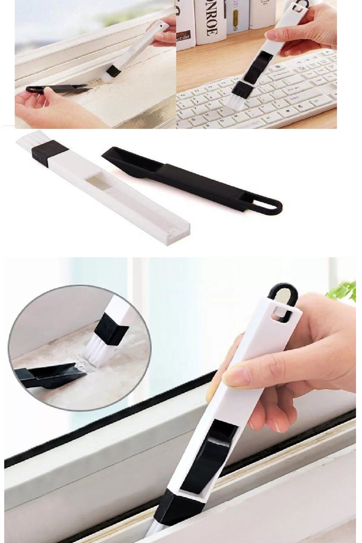 Mini Kürekli Fırça Bilgisayar Klavye Pencere Oluğu Dar Bölge Köşe Bucak Toz Fırçası - Lisinya