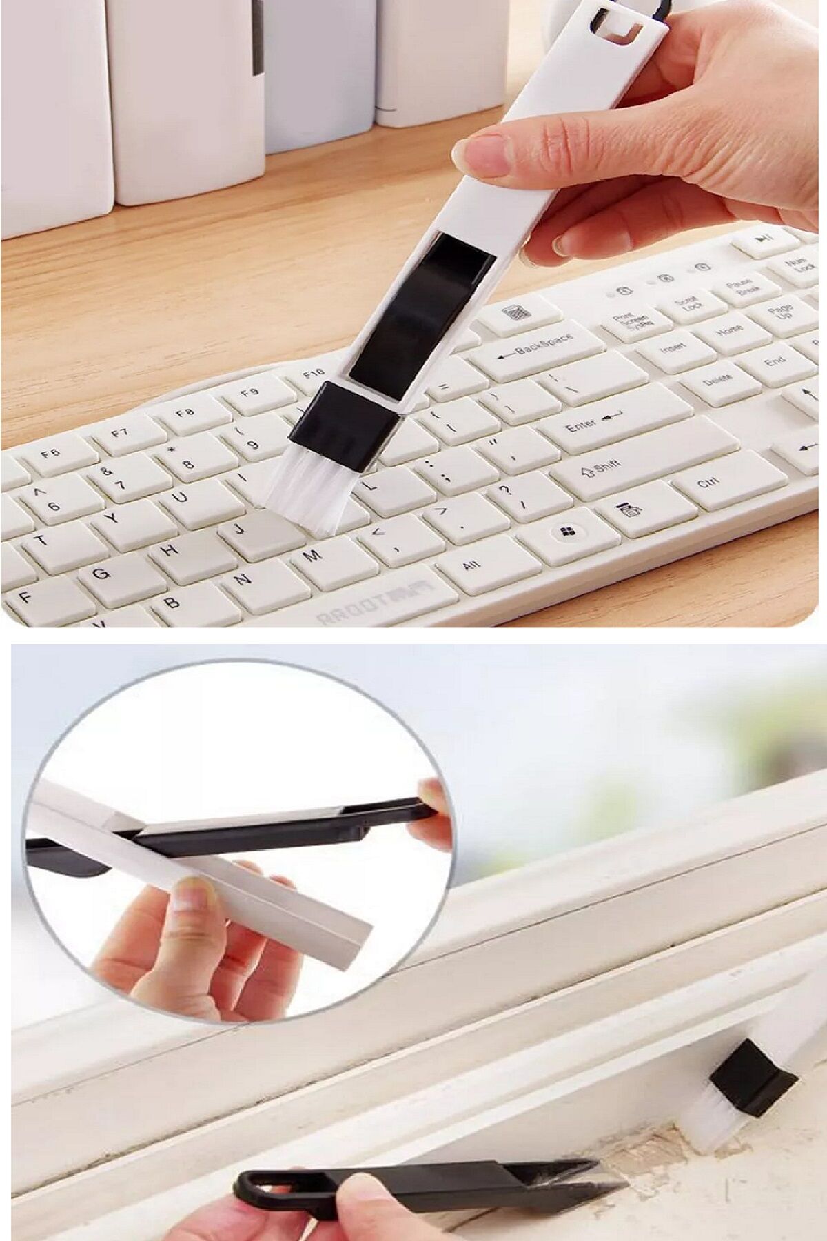 Mini Kürekli Fırça Bilgisayar Klavye Pencere Oluğu Dar Bölge Köşe Bucak Toz Fırçası - Lisinya