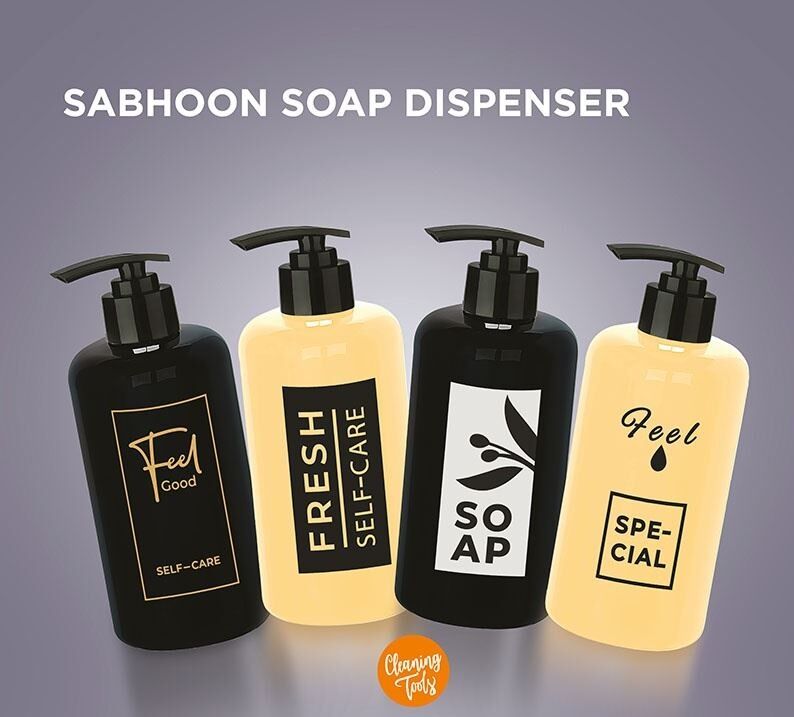 Sıvı Sabunluk Yuvarlak Plastik Pompalı 500 ML - Siyah - Lisinya Sıvı Sabunluk Yuvarlak Plastik Pompalı 500 ML - Siyah - Lisinya