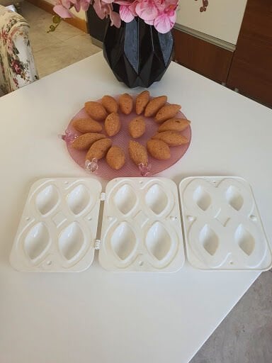 Pratik İçli Köfte - Dolgulu Kurabiye Yapma Aparatı 3 Parça - Lisinya