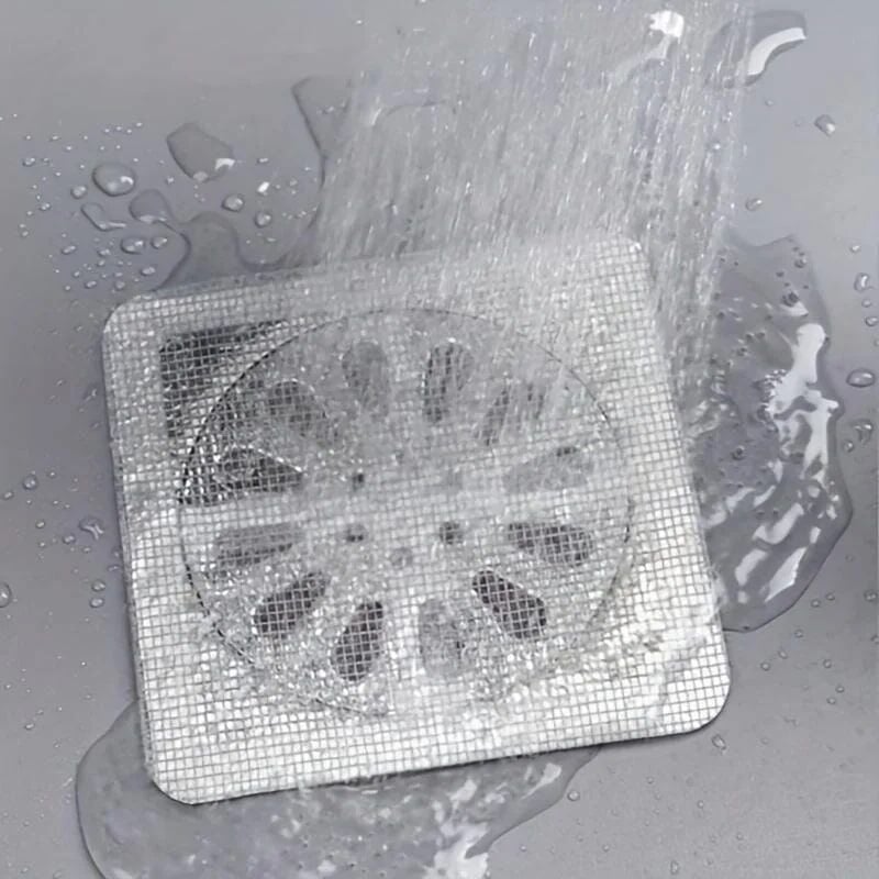 30 Adet Yapışkanlı Banyo Gider Koruyucu Saç Toplayıcı – Gider Böcek Koruyucu Gider Süzgeci - Lisinya