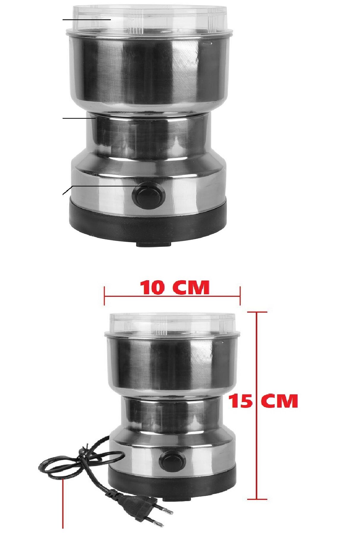 4 Bıçaklı Elektrikli Öğütücü Blender Kahve Fındık Baharat Tahıl Biber Değirmeni - Lisinya 4 Bıçaklı Elektrikli Öğütücü Blender Kahve Fındık Baharat Tahıl Biber Değirmeni - Lisinya