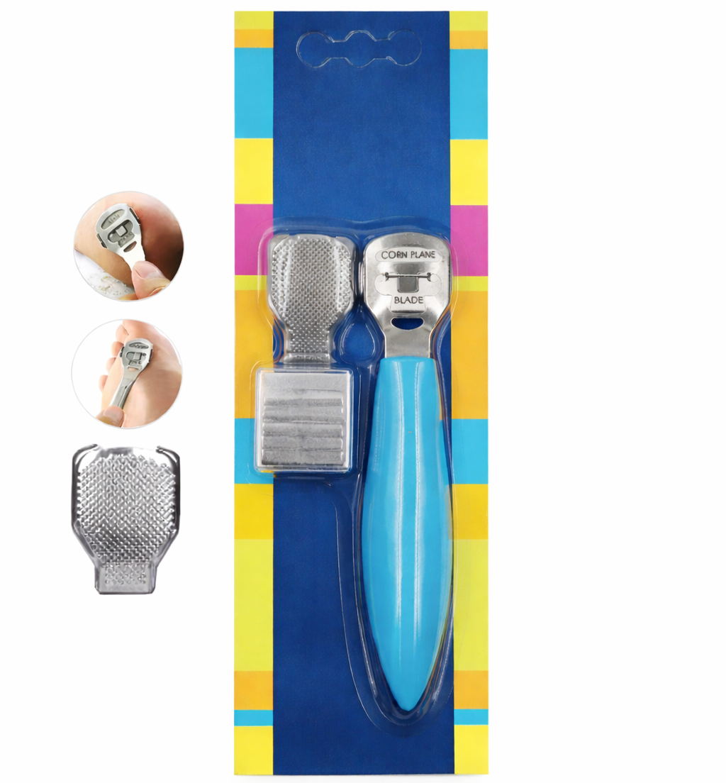 Profesyonel Nasır Raspası ve Paslanmaz Topuk Rendesi Ayak Bakım Seti - Lisinya