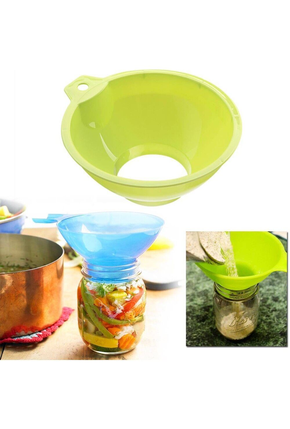 Kavanoz Hunisi - Konserve Reçel Hunisi Geniş Ağızlı - Lisinya Kavanoz Hunisi - Konserve Reçel Hunisi Geniş Ağızlı - Lisinya