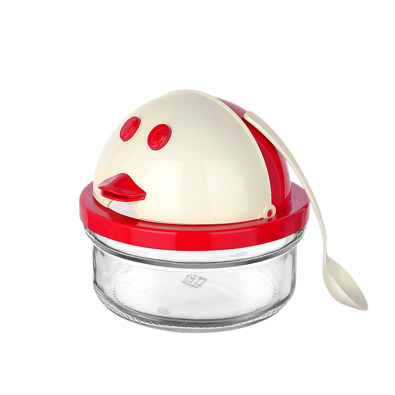 Ördek Figürlü Cam Şekerlik 420 Ml - Lisinya