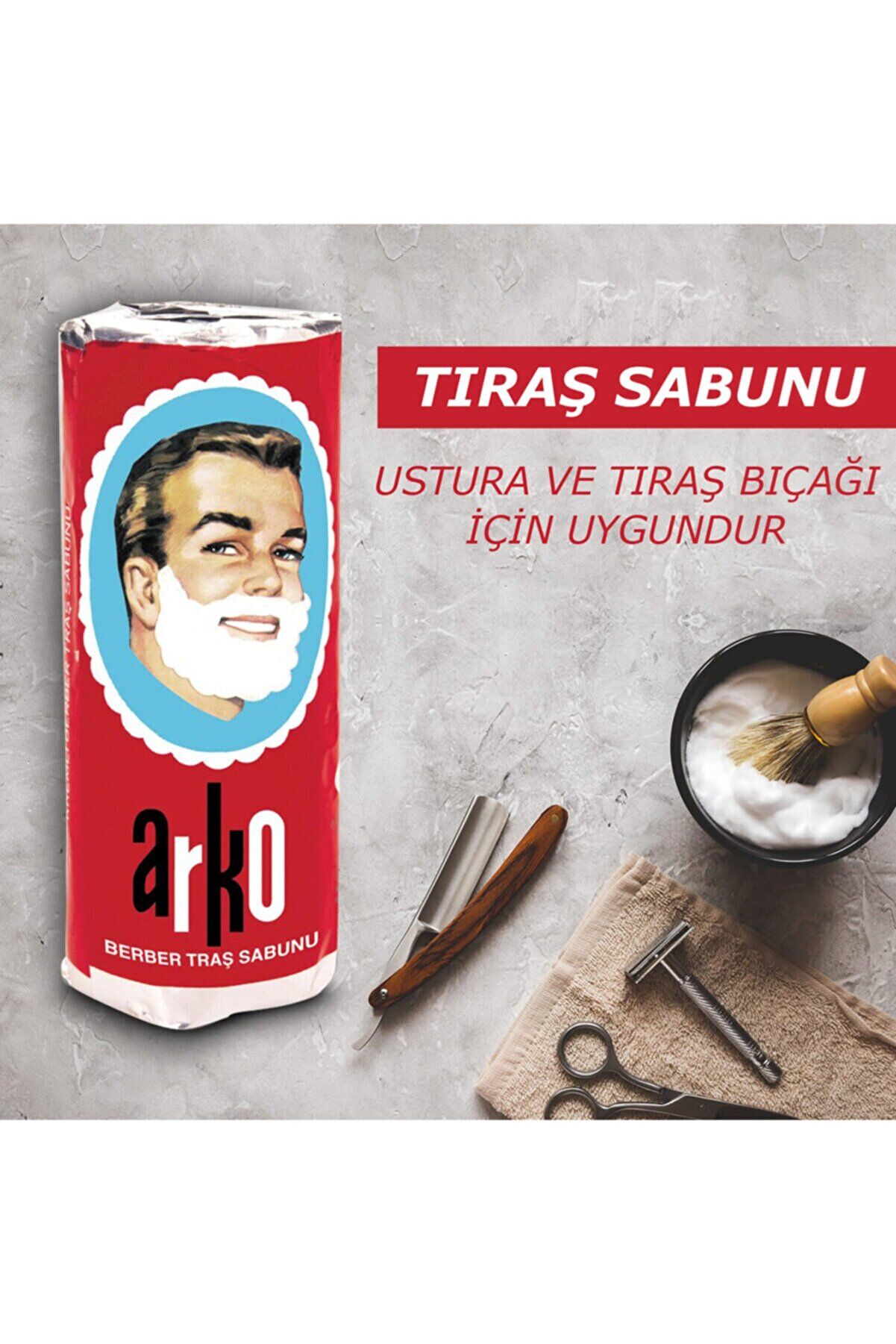 Arko 12'li Tıraş Sabunu 12X75 gr - Lisinya Arko 12'li Tıraş Sabunu 12X75 gr - Lisinya