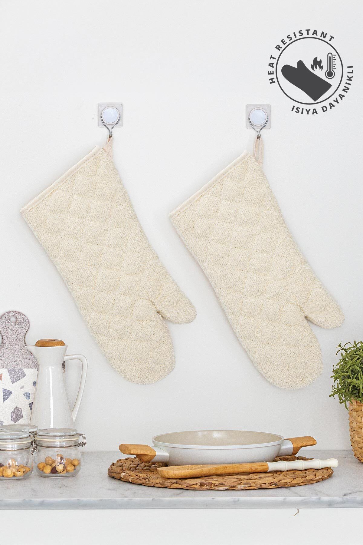 Fırın Eldiveni Isıya Dayanıklı Termo Astarlı LÜX Fırın Eldiveni - Lisinya Fırın Eldiveni Isıya Dayanıklı Termo Astarlı LÜX Fırın Eldiveni - Lisinya