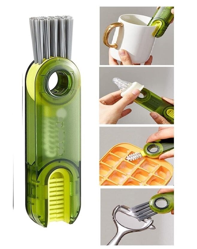 3 Fonksiyonlu Çok Amaçlı Temizlik Fırçası Mutfak-Banyo-Araç- Klavye -Pencere Oluk Temizlik Fırçası - Lisinya 3 Fonksiyonlu Çok Amaçlı Temizlik Fırçası Mutfak-Banyo-Araç- Klavye -Pencere Oluk Temizlik Fırçası - Lisinya