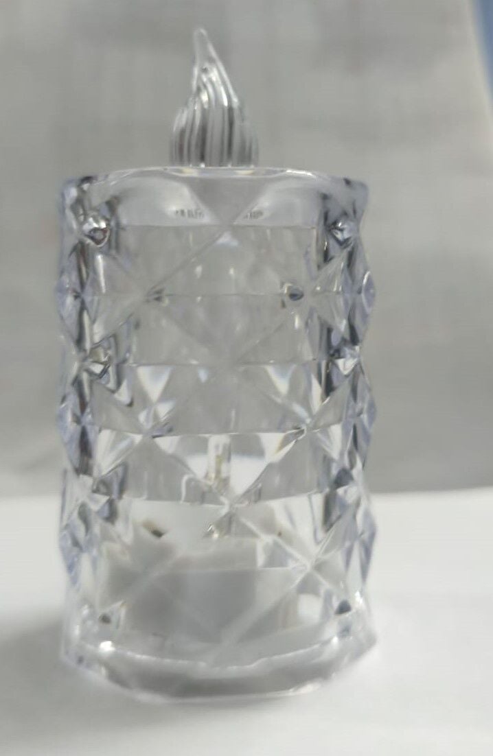Led Mum Şeffaf Kristal LED Mum Pilli Alevsiz Çay Mumu Düğün Doğum Günü Ortam Işığı Mini - Lisinya Led Mum Şeffaf Kristal LED Mum Pilli Alevsiz Çay Mumu Düğün Doğum Günü Ortam Işığı Mini - Lisinya