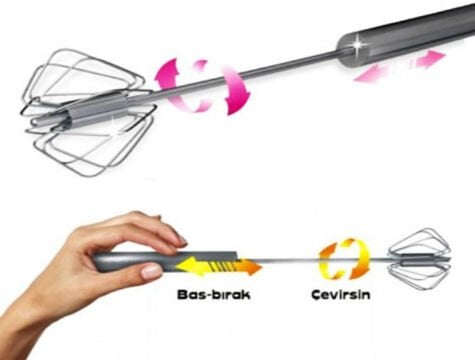 Bas Çek Mikser Silikon Sap - Lisinya Bas Çek Mikser Silikon Sap - Lisinya
