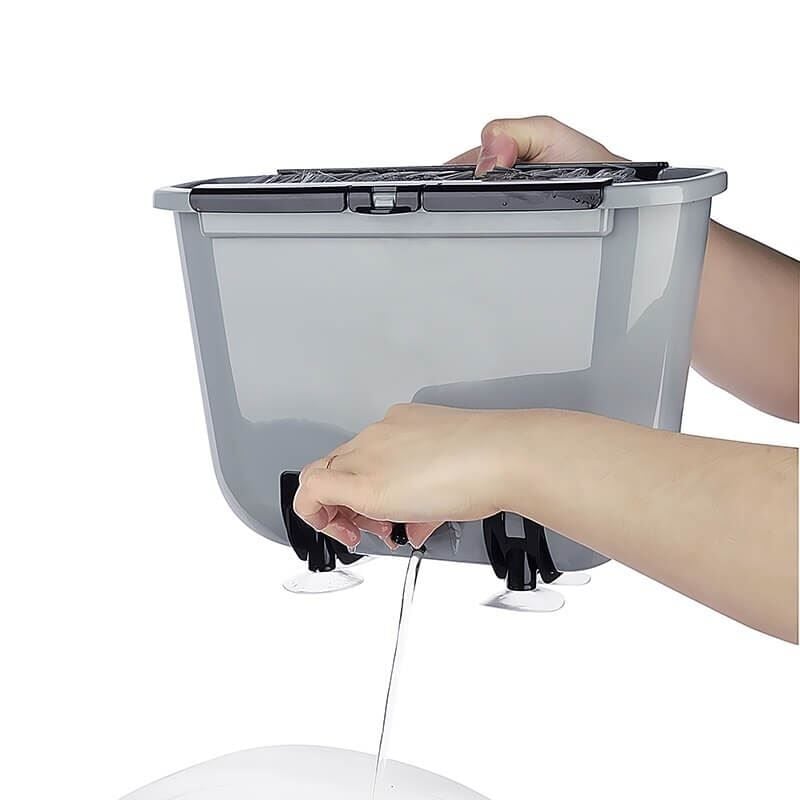 Su Tasarrufu Sağlayan Pratik Vantuzlu Bulaşık Yıkama Fırçası - Lisinya