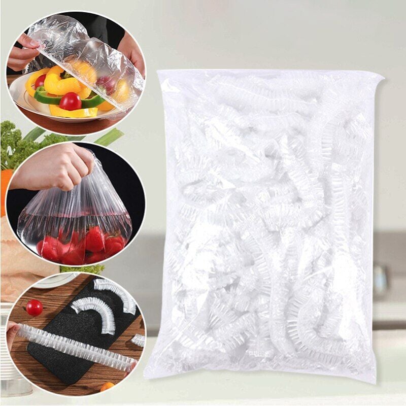 100 Adet Lastikli Tazeliği Koruyan Tencere ve Tabak Bonesi Esnek Strech Kapak - Lisinya 100 Adet Lastikli Tazeliği Koruyan Tencere ve Tabak Bonesi Esnek Strech Kapak - Lisinya