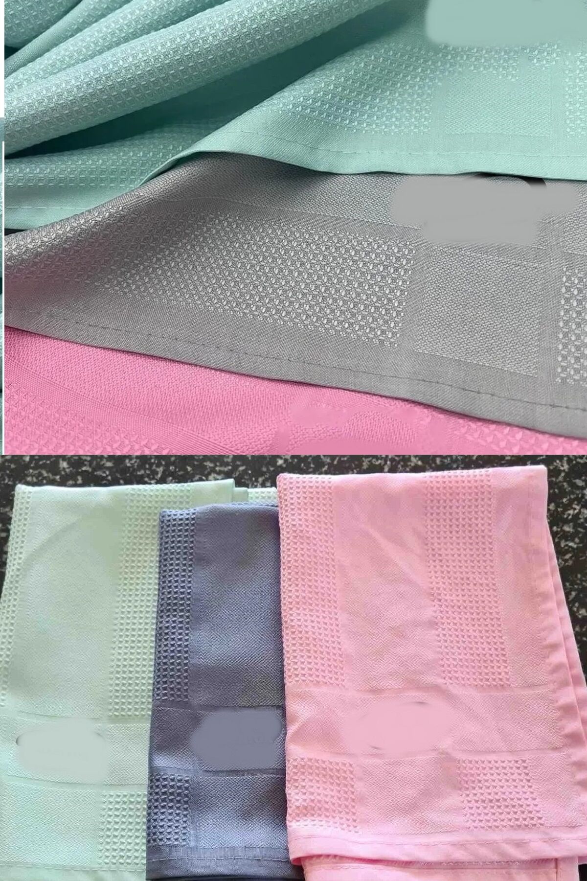 3 Adet Gerçek Mikrofiber Temizlik Bezi (40x60 cm) - İz Bırakmaz Cam Ev Araba Temizlik Bezi - Lisinya