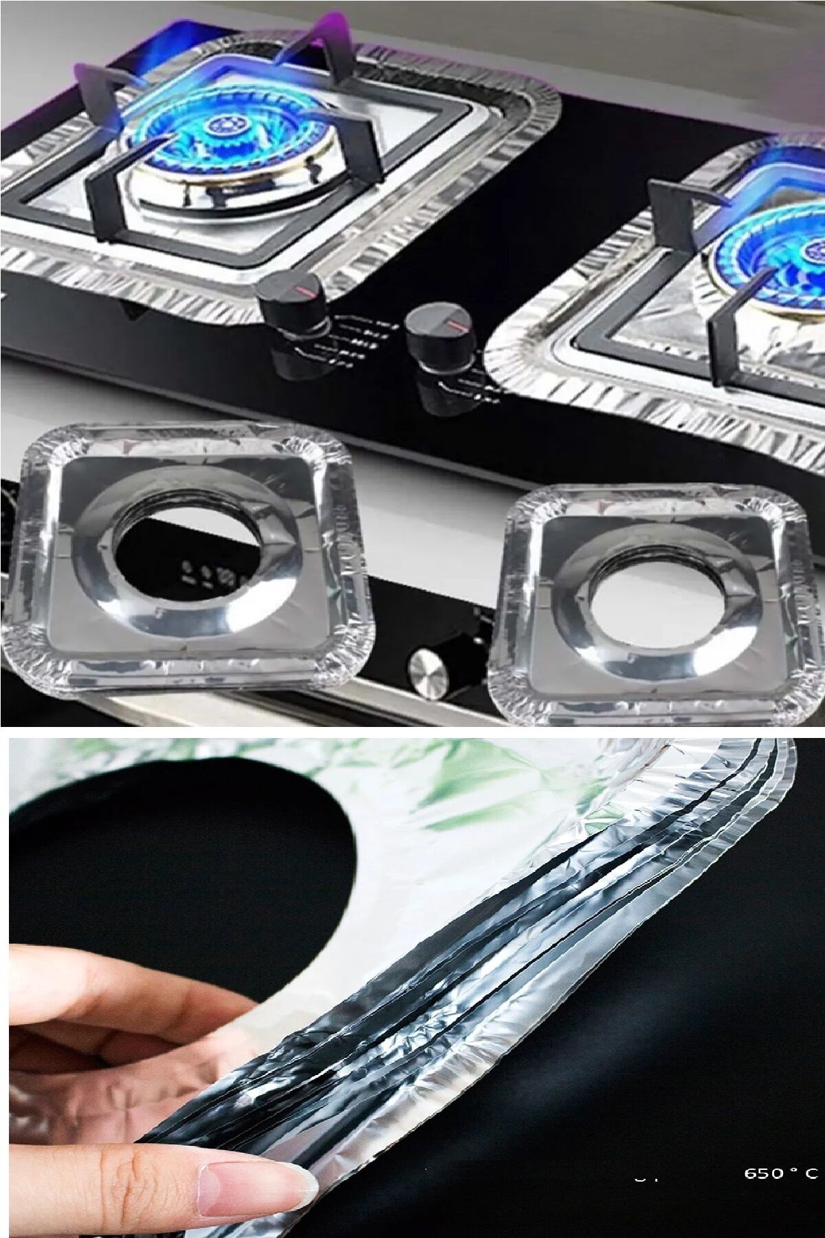 20 Adet Ocak Üstü Koruyucu Leke Önleyici Isıya Dayanıklı Yıkanabilir Ocak Gözü Izgara Koruyucu Folyo - Lisinya 20 Adet Ocak Üstü Koruyucu Leke Önleyici Isıya Dayanıklı Yıkanabilir Ocak Gözü Izgara Koruyucu Folyo - Lisinya