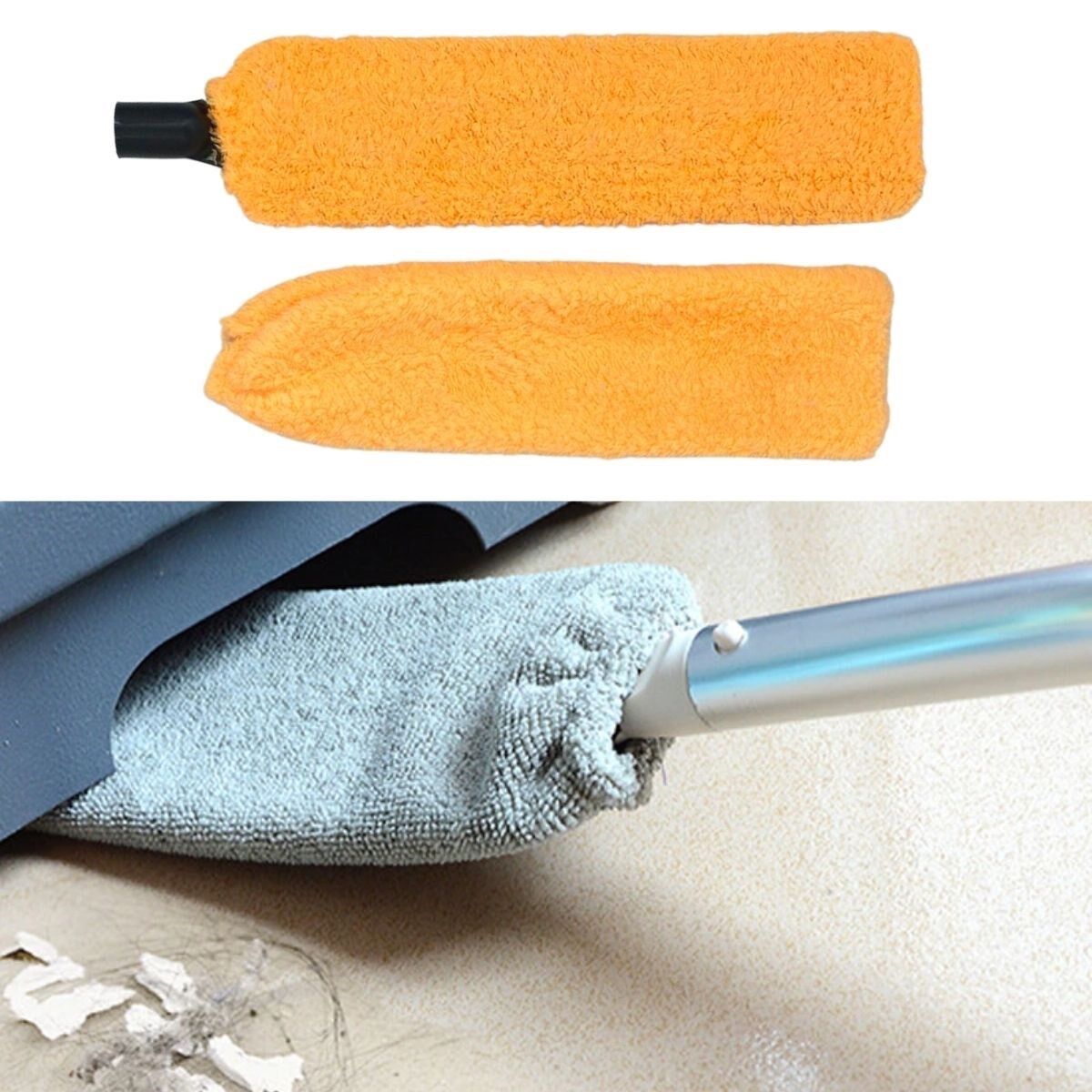 Sihirli Mikrofiber Başlıklı Girintili Yüzey Temizleme Mopu Toz Alma Fırçası - Lisinya Sihirli Mikrofiber Başlıklı Girintili Yüzey Temizleme Mopu Toz Alma Fırçası - Lisinya