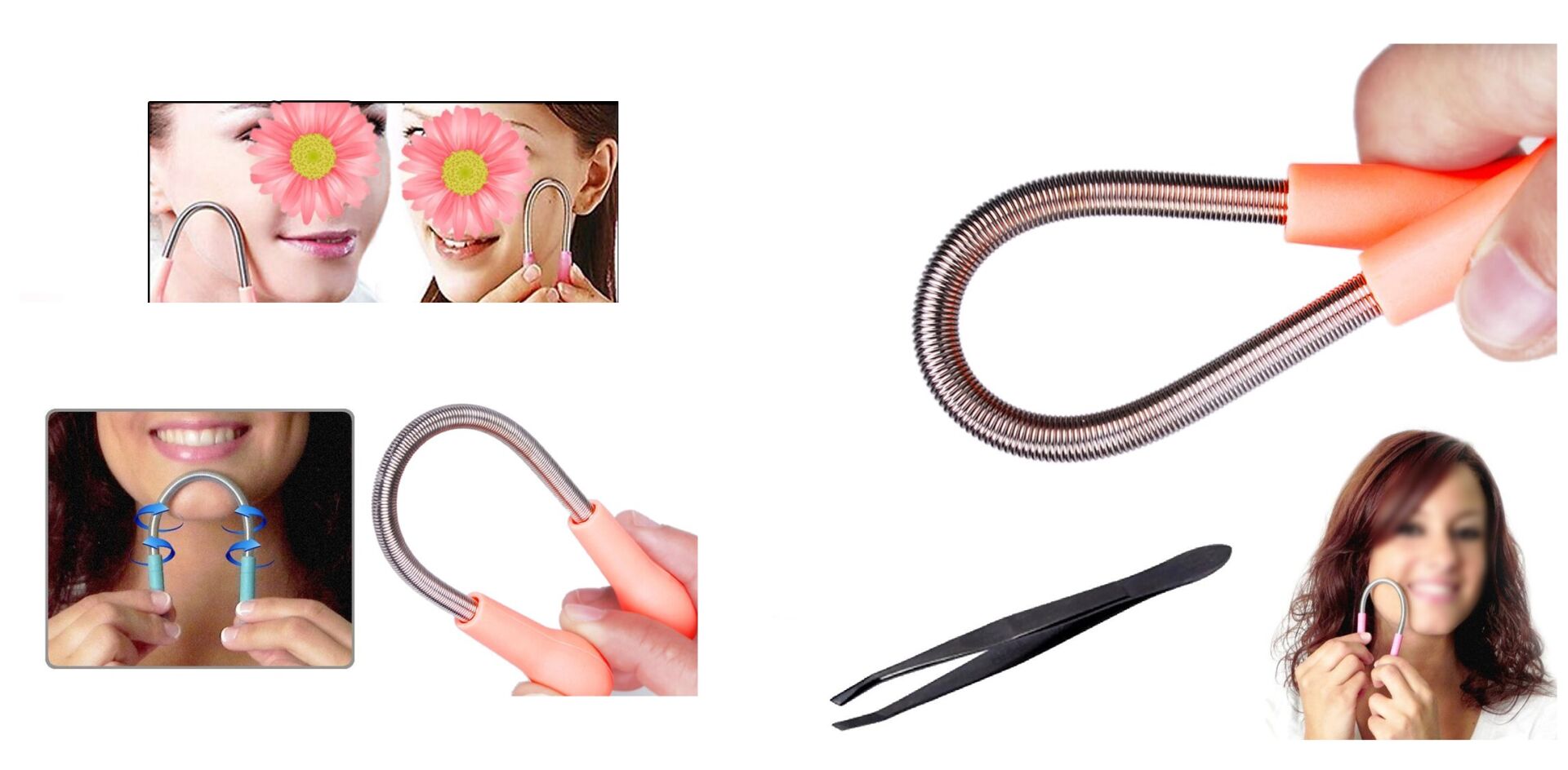 Tüy Bıyık Alıcı Yaylı Epilatör - Cımbız Hediyeli - Lisinya