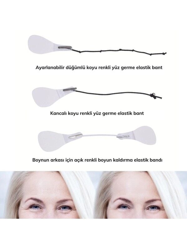 Yüz Gerdirme Göz Boyun Kaş Gerdirme Bant Seti - Lisinya