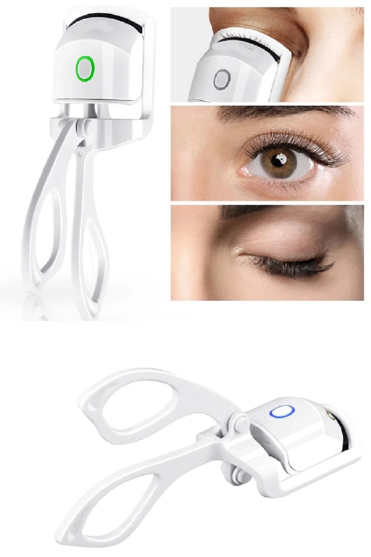 Silikon Uçlu Elektrikli Kirpik Kıvırıcı 2 Sıcaklık Modlu USB Şarjlı Kolay Rimel Kirpik Bigudisi - Lisinya Silikon Uçlu Elektrikli Kirpik Kıvırıcı 2 Sıcaklık Modlu USB Şarjlı Kolay Rimel Kirpik Bigudisi - Lisinya