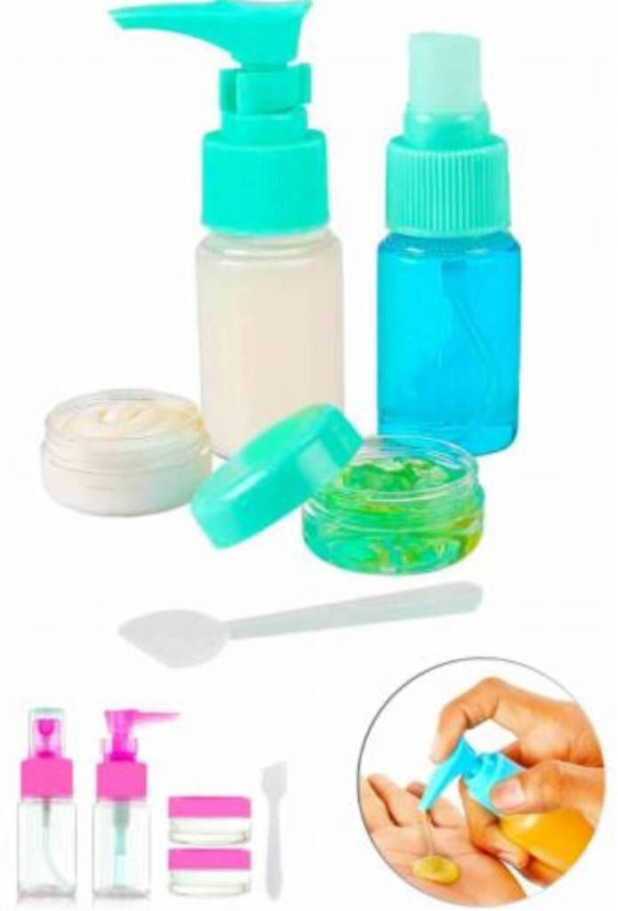 Parfüm Şişesi - Kozmetik Şişesi - 5li Seyahat Doldurulabilir Kozmetik Seti - Lisinya Parfüm Şişesi - Kozmetik Şişesi - 5li Seyahat Doldurulabilir Kozmetik Seti - Lisinya