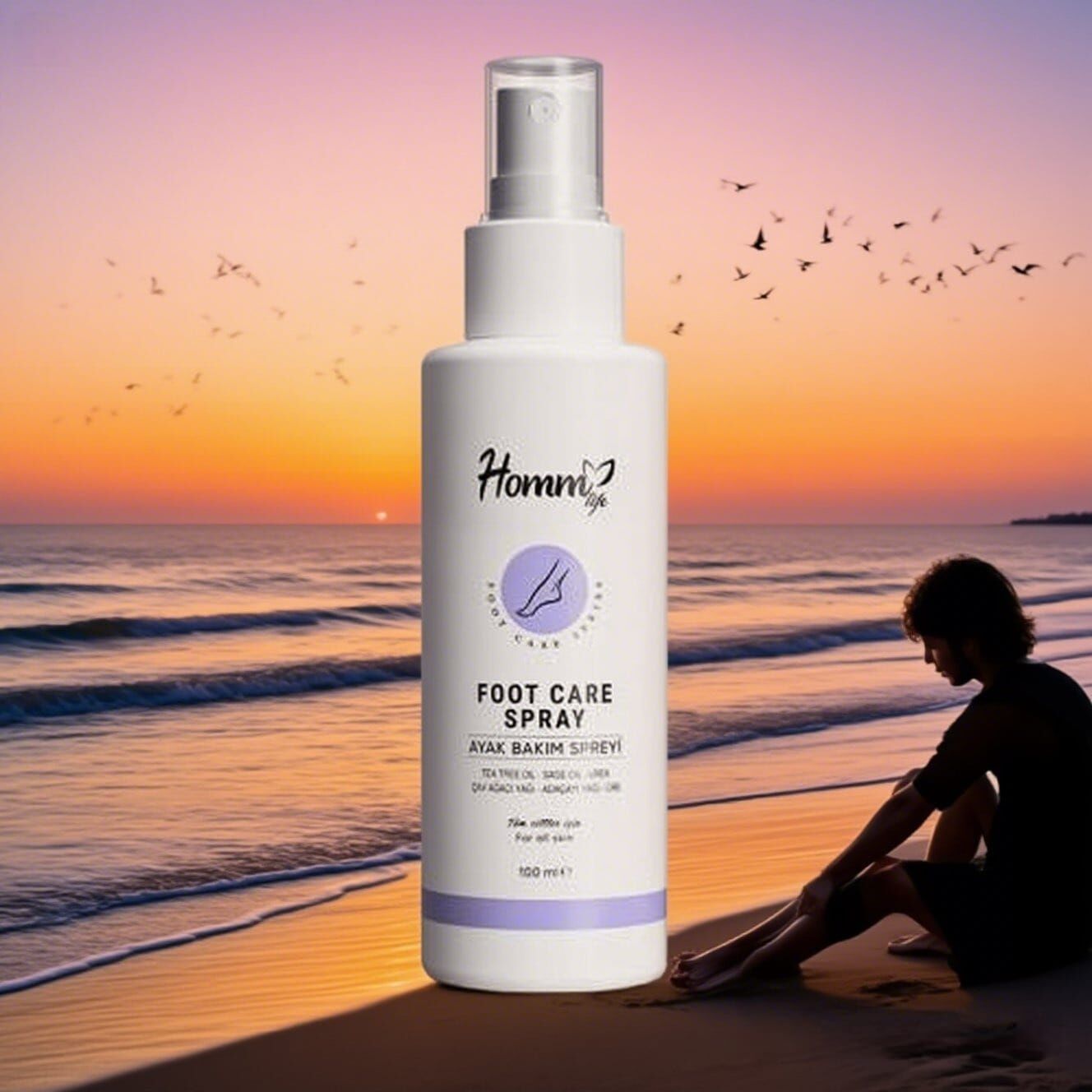 Bitkisel Ayak Koku Giderici Bakım Spreyi - Lisinya