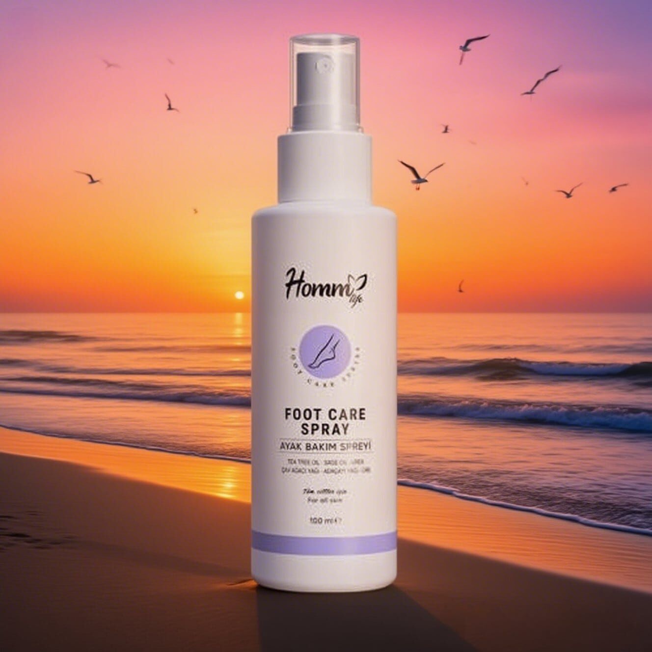 Bitkisel Ayak Koku Giderici Bakım Spreyi - Lisinya