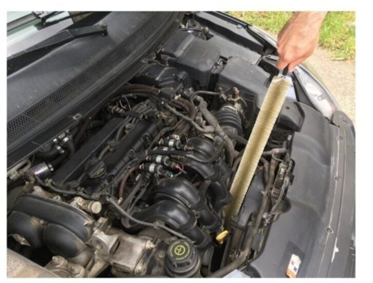 Motor Peteği - Kalorifer Peteği Temizleme Fırçası - Asorti - Lisinya